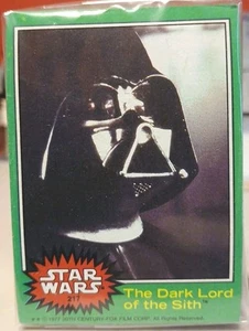 Topps Star Wars Series 4 Near Set (65/66) Green 1977 EX w/wrapper Vintage - Picture 1 of 3