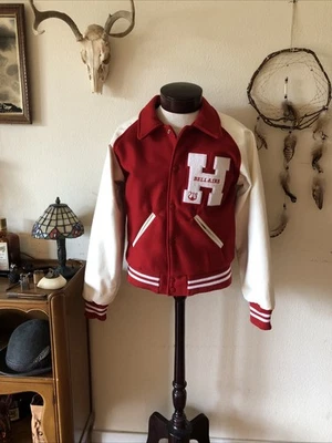 Chaqueta Letterman’s Vintage BELLAIRE High School Houston ISD Banda Talla - Pequeña Foto 1 de 4