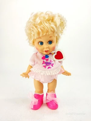 Muñeca vintage 1990 Galoob Baby Face So Innocent Cynthia #7 con vestido original Foto 1 de 4
