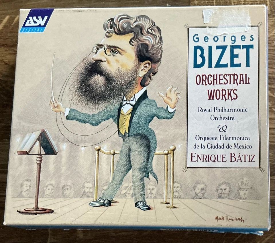 Bizet: Orchestral Works: Enrique Bátiz:  RPO,  Mexico City Phil.  ASV 3 CD Set - Image 1 of 4