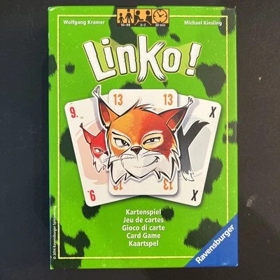 Linko! Number and color matching card game for 2-5 players ages 10+ COMPLETE - Image 1 of 4