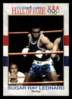 Sugar Ray Leonard 1991 Impel U.S. Olympic Hall of Fame #29 USA - Image 1 of 2