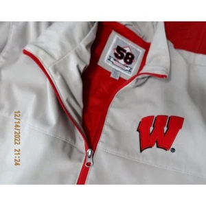 University of Wisconsin Badgers graue Jacke Gr. L - Bild 1 von 9