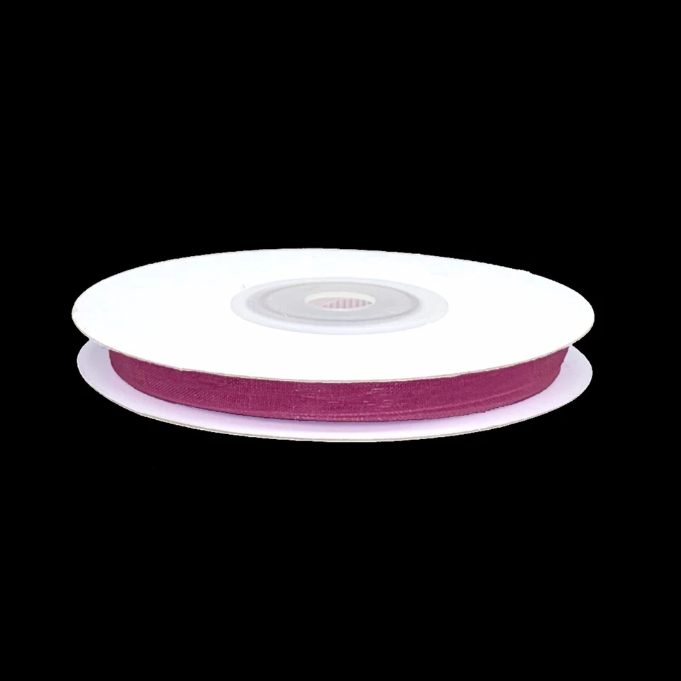 Sheer Wine Ribbon | Wine Organza Ribbon - 1/4in. - 25 Yds (gi14orgribbonwine) - Image 1 of 1