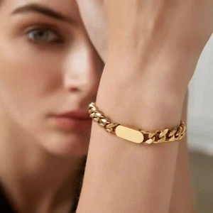 Luxus Edelstahl Damen Armband 18K vergoldet Top Qualität NEU! - Bild 1 von 10