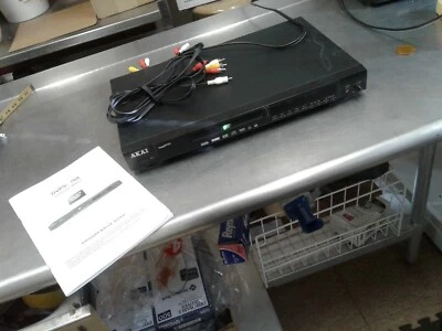 REPRODUCTOR DE DVD AKAI DV-PS760 CON CABLES AV S-VIDEO COMPUESTO Y ANALÓGICO PROBADO  Foto 1 de 4