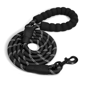 Doggy Tales Braided Rope Leash, 5 ft X 5 Inches Super Soft Handle - Picture 1 of 4