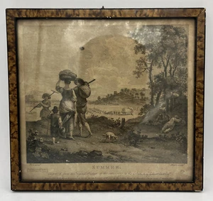 ANTIQUE ETCHING/ENGRAVING By Franz de Paula Ferg Titled “Summer.” 1754, T. Major - Picture 1 of 12