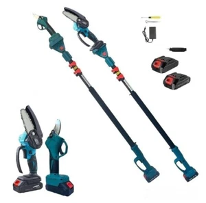 KIT POTATURA MOTOSEGA CON FORBICE CESOIA A BATTERIA 48V CON ASTA TELESCOPICA - Foto 1 di 3