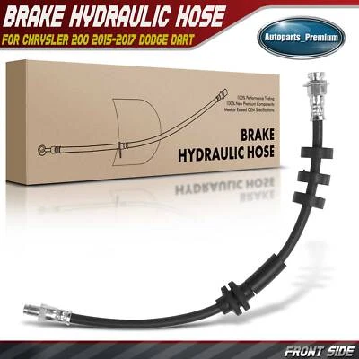 Front LH / RH Brake Hydraulic Hose for Chrysler 200 2015-2017 Dodge Dart 2014-16 - Image 1 of 4