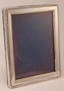 Vintage Broadway & Co. Sterling Silber Rechteck Bilderrahmen Punzen England - Bild 1 von 11