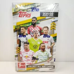 2021-22 Topps Bundesliga Soccer Factory Sealed Hobby Box Football Cards - Picture 1 of 3