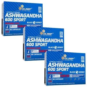 ASHWAGANDHA 600 SPORT - 60-360 Cápsulas - Extracto de Raíz de Ashwaganda Orgánico, Relax - Imagen 1 de 15