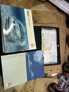 MITSUBISHI COLT Czt OWNERS MANUAL USER HANDBOOK & WALLET SET 2004-2008 CZT - Picture 1 of 5