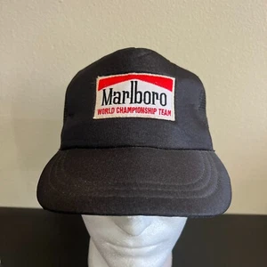 Vintage Marlboro Hat Cap Snapback Team Penske Indy Formula 1 F1 Racing Nascar - Picture 1 of 9