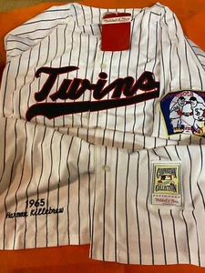 Retro 1965 Minnesota Twins Mitchell & Ness Harmon Killebrew Home Jersey - Picture 1 of 6