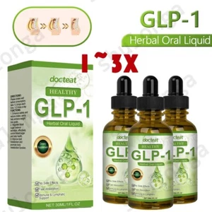 30ml GLP-1 Herbal Weight Loss Fat Burner Drops Diet Supplement Slimming Drops - Picture 1 of 18