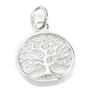 Tree of life tiny sterling silver charm .925 x 1 Trees charms - Picture 1 of 5