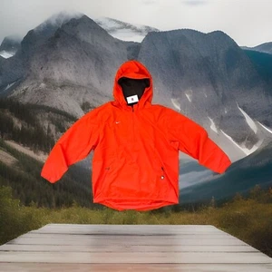 NIKE Kapuze Pullover Regenjacke Cross-Training Laufen Windbreaker Orange Herren XL - Bild 1 von 15