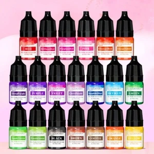 DIY Candle Liquid Colorant 20 Color Soap Coloring Dye Candle Making - Picture 1 of 12