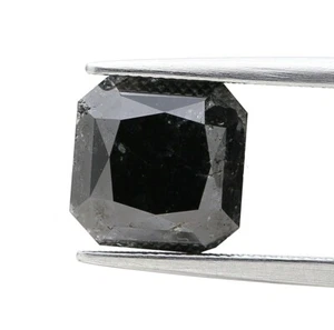 Big Loose Natural Diamond 5.59tcw Gray Sparkling Cushion Brilliant Cut For Ring - Picture 1 of 14