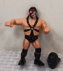 WWF WWE Hasbro Wrestling Figure Demolition CRUSH w/ Helmet Mask NRMT Move Works - Picture 1 of 2