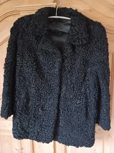 Pelzjacke, Persianer, schwarz, Gr. 94 (entspr. Gr. 44) - Bild 1 von 7