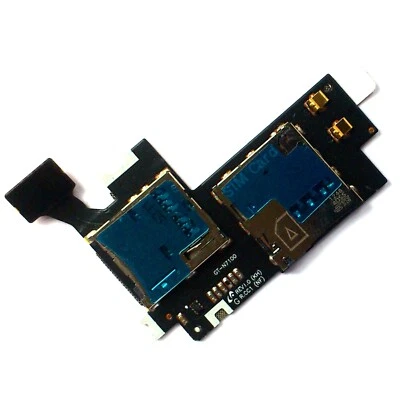 Samsung N7100 SIM & MicroSD Memory card reader for Galaxy Note2 holder flex tray - Image 1 of 4