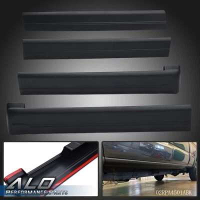 Rocker Panel Protector Guard Covers Fit For 01-06 Silverado/GMC Sierra Crew Cab Foto 1 de 4