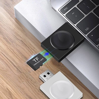 2in1Tragbares Kabelloses Uhrenladegerät Kartenleser Aufladen Für Apple Watch 9 8 - Bild 1 von 4