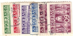 EAS_STAMPS Sweden #242-247 U F/VF CV: $14.80 - Bild 1 von 1