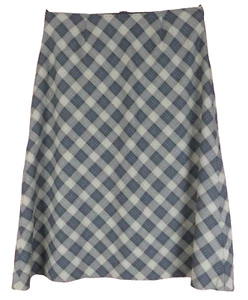 SK15514- VALERIE STEVENS Womens Polyester Rayon Maxi Skirt Solid Plaid 20W Plus - Picture 1 of 6
