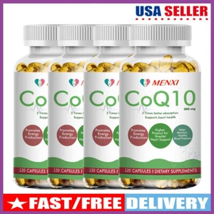CoQ10 Capsules - Heart Health & Energy Production with Black Pepper Extract 120p - Picture 1 of 13