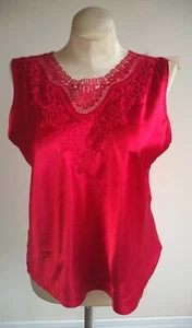 INSTANT SHAPING ROTES CAMISOLE VON PLUSFORM LACE GRÖSSE LARGE - Bild 1 von 6