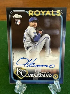 2024 Topps Chrome Anthony Veneziano Rookie Rc Auto #RA-AV - Picture 1 of 2