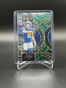 2023 Panini Select Lucas Havrisik Green Premier Level Rookie RC #2/5 Rams - Picture 1 of 2