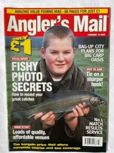 ANGLERS MAIL - 15 FEB 2003 - HOW TO RECORD YOUR GREAT CATCHES - SHARPER HOOK - Picture 1 of 1