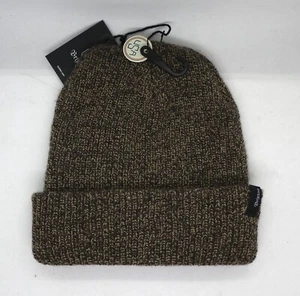 BRIXTON HEIST (BROWN/TAN) MEN'S UNISEX BEANIE (ONE SIZE) *BRAND NEW w/TAG! - Picture 1 of 1
