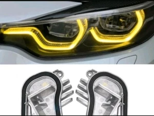 BMW M3 M4 DRL Żółte moduły świateł do jazdy dziennej 2017-2020 F80 F82 F36 Plug&Play - Zdjęcie 1 z 10