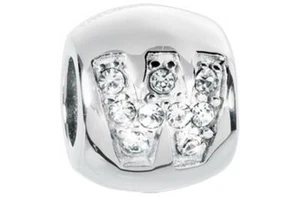 MORELLATO CHARMS DROPS W WHITE CRYSTAL COMPONIBILE SCZM1 NUOVO - Foto 1 di 1