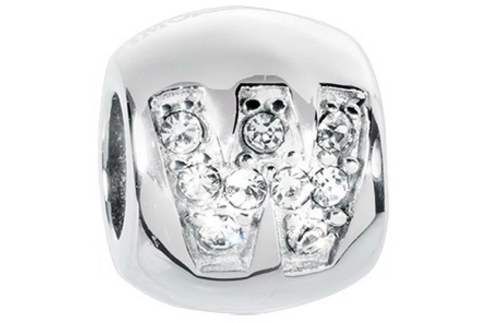  MORELLATO CHARMS DROPS W WHITE CRYSTAL  COMPONIBILE  SCZM1    NUOVO  - Immagine 1 di 1