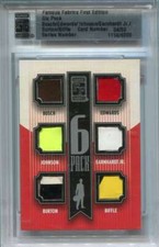 2010 Famous Fabrics Six Pack Busch Edwards Johnson Earnhardt Sheet Metal 4/9