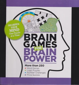 Brain Games for Brain Power (Spiral Bound Hardcover: Puzzles, Brain Health) 202 - Imagen 1 de 2