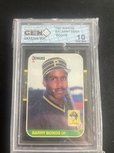1997 Barry Bonds Donruss GEM Rated 10 - Picture 1 of 1
