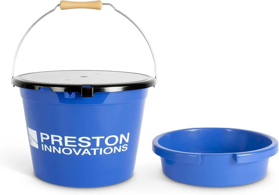 Preston  13 l Eimer-Set Futtereimer Futterwanne Köderfischeimer P0220151 - Bild 1 von 1