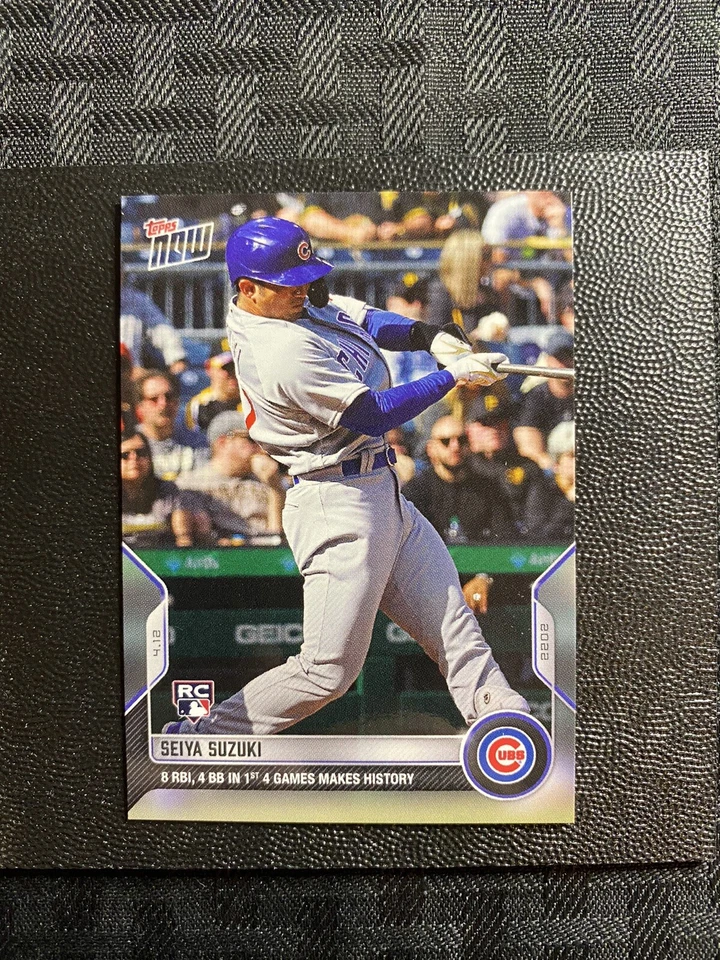 🛑👀 2022 TOPPS NOW SEIYA SUZUKI #40 ROOKIE CARD RC 🔥 - Image 1 of 1