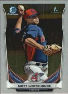 2014 Bowman Chrome Mini #51 Matt Whitehouse Indians NM-MT 