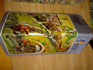 puzzle jigsaw 1000 Heye Loup Great Western West Germany 1974 first edition - Foto 1 di 10