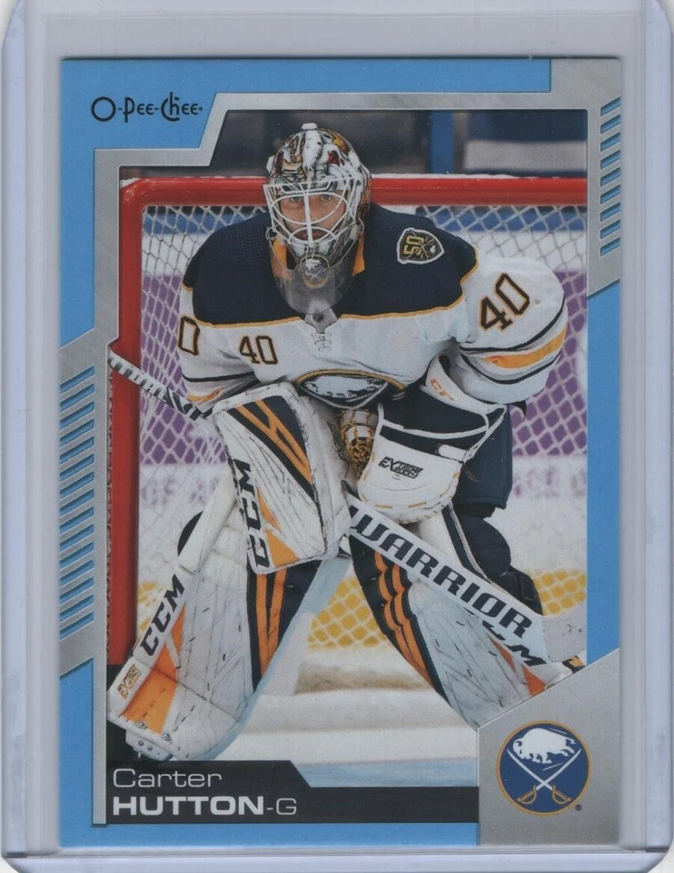 2020-21 O-Pee-Chee Blue Border Parallel #99 Carter Hutton - Image 1 of 1