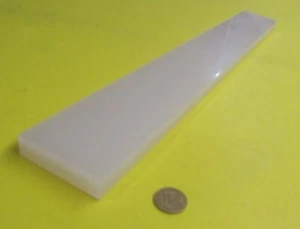 Polypropylene Bar 3/4" (.750") Thick x 3.00" Wide x 24" Long - Picture 1 of 7